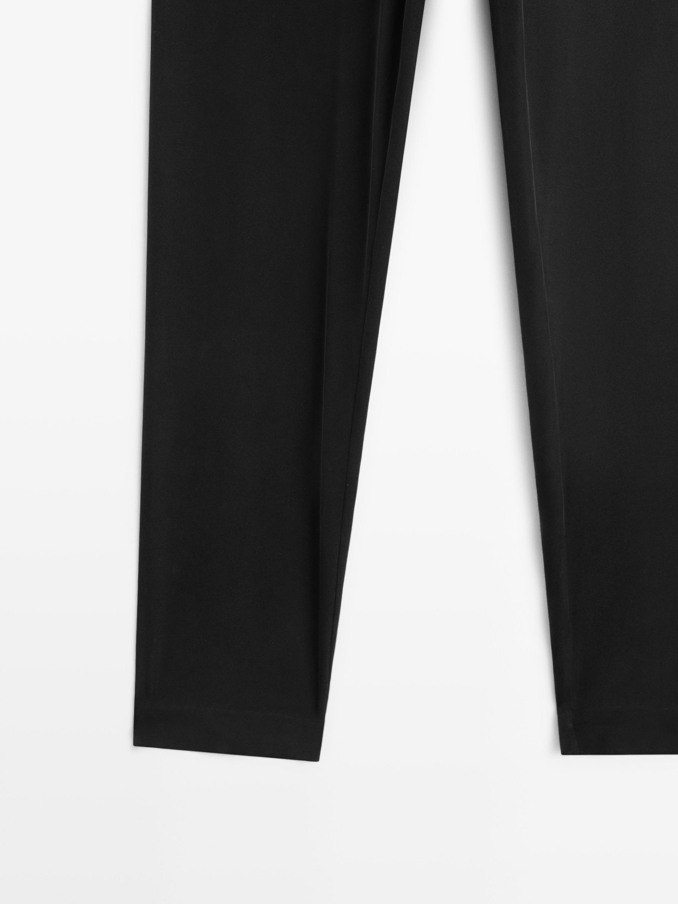 Silk blend leggings